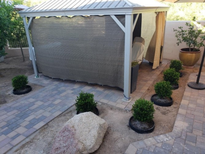 12 Pack of 24 in Planting Rings. Edging and Water Retention. Protects Trees and Separates Rock, Mulch and Grass