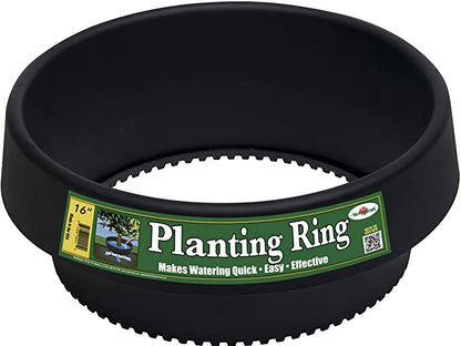 3 Pack of 16 in Planting Rings for Watering Plants and Vegetables, Edging and Water Retention That Protects and Separates Rock and Mulch