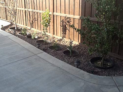 3 Pack of 16 in Planting Rings for Watering Plants and Vegetables, Edging and Water Retention That Protects and Separates Rock and Mulch
