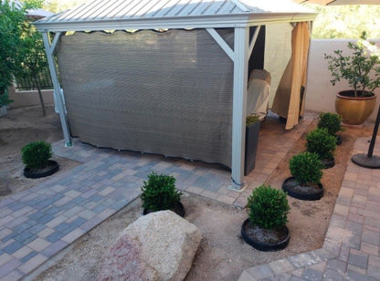 6 Pack of 20 in Planting Rings. Edging and Water Retention. Protects Roses and Shrubs and Separates Rock, Mulch and Grass